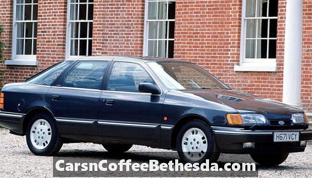 1985-1994 Ford Scorpio bremžu šķidruma līmeņa pārbaude
