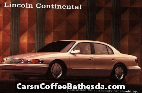 1995-2002 Sprawdzenie filtra kabinowego Lincoln Continental