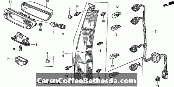 Vérification du filtre à air de la cabine du Honda CR-V 1997-2001