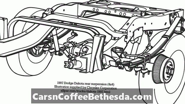 1997–2004 „Dodge Dakota“ žarnos patikrinimas
