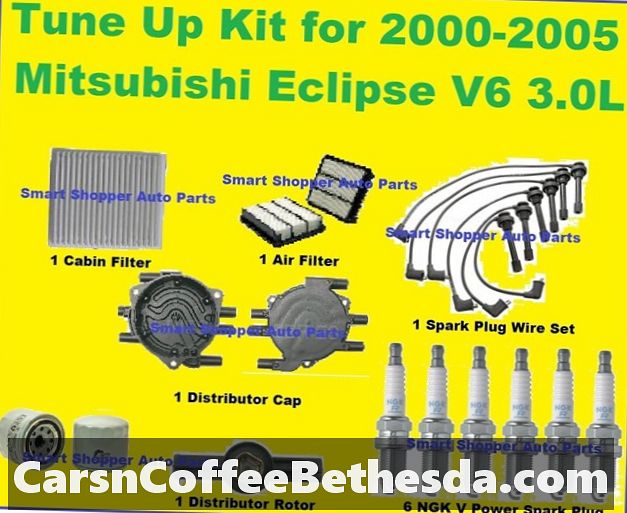 2000-2005 Preverjanje zračnega filtra v kabini Mitsubishi Eclipse