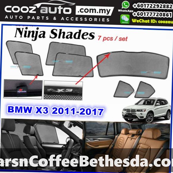 2011-2017 Έλεγχος φίλτρου αέρα της καμπίνας BMW X3