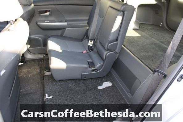 2012–2017 Kontrola vzduchového filtru kabiny Toyota Prius C