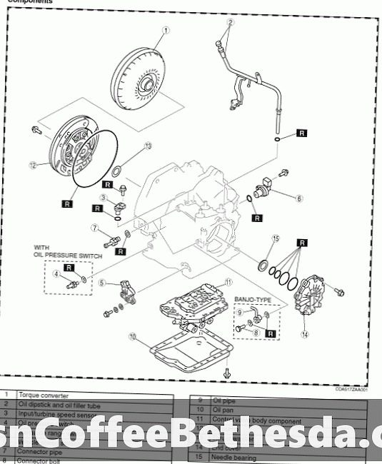 Oro filtro naudojimo instrukcijos: 1999–2003 „Mazda Protege“