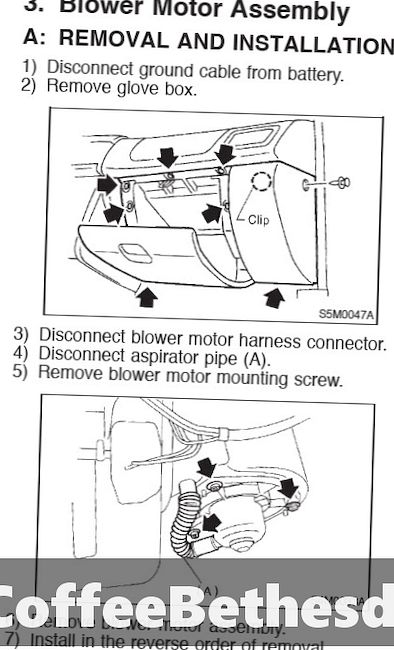 Instrucciones para cambio de filtro de aire de motor de Subaru Legacy 2010-2014