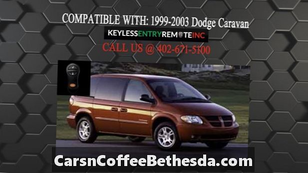 Bateriju nomaiņa: 1996-2000 Dodge Caravan