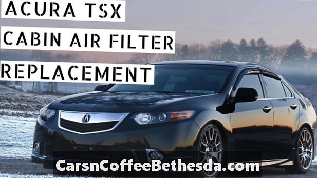 Výměna kabinového filtru: Acura TSX 2004-2008