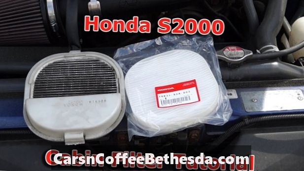 Замена кабинског филтра: Хонда С2000 2000-2009