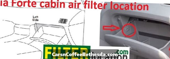 Substituição do filtro de cabine: Kia Forte 2010-2013