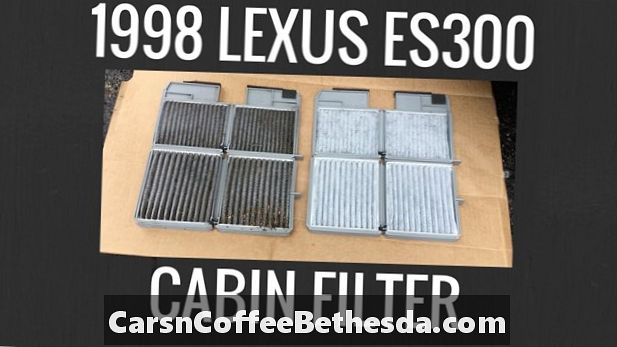 Penggantian Penapis Kabin: Lexus ES300 1993-1996