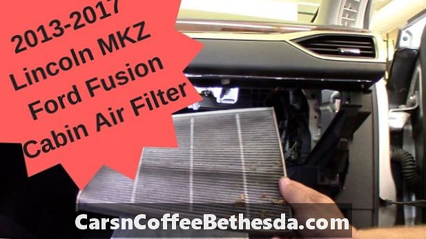 Vervanging cabinefilter: Lincoln MKZ 2006-2012