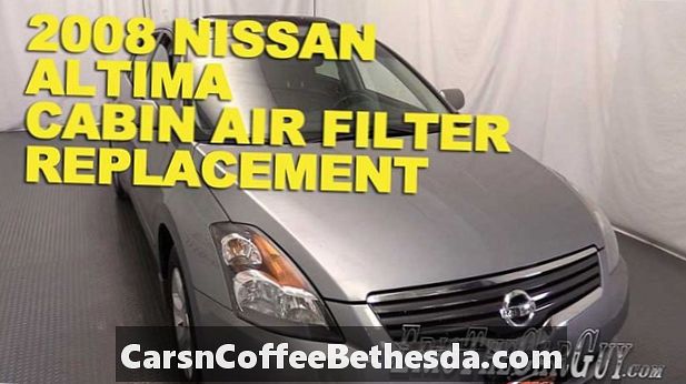 Zamenjava kabinskih filtrov: Nissan Altima 2013-2018