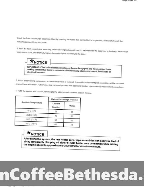 Antifriz Sızıntılarını Onarma: 2002-2005 Kia Sedona