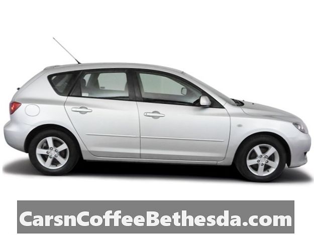 Changement d'huile et de filtre Mazda 3 (2004-2009)